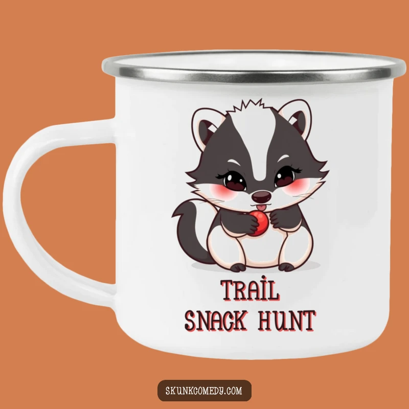 Funny Skunk Berry Camping Mug - Determined Forager Gift