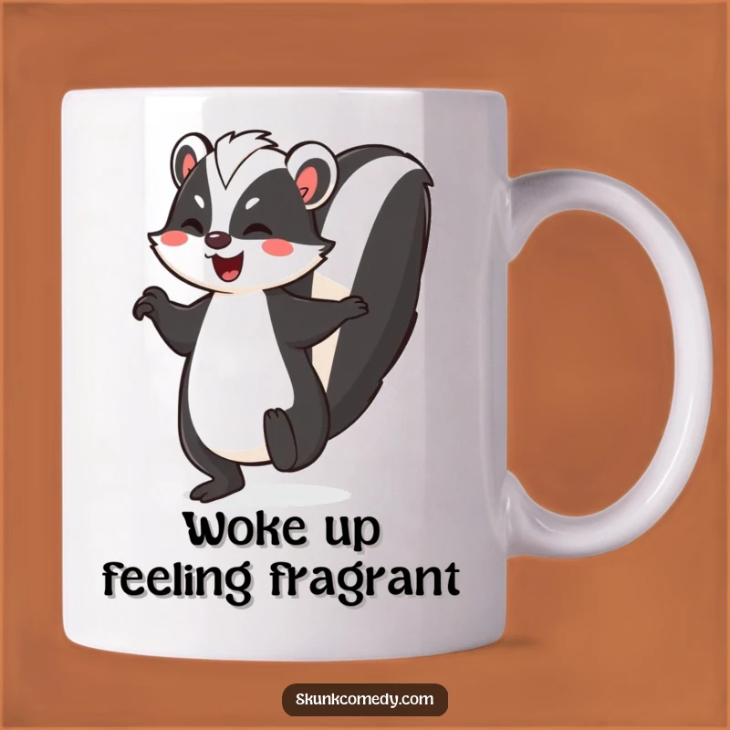 Funny Skunk Jig Mug - Hilarious Animal Dance Lover Gift