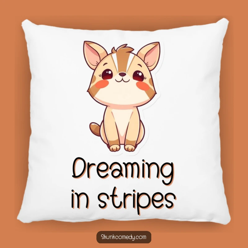 Cozy Funny Stripe Animal Pillow - Wonder Gaze Comfort Gift
