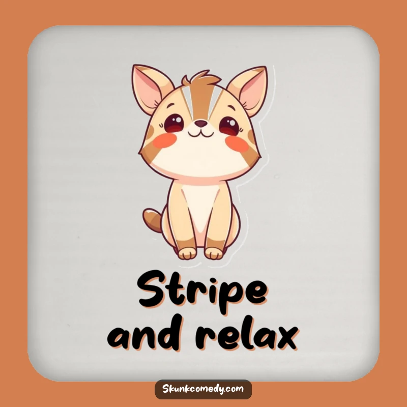 Funny Stripe Animal Coaster - Wonder Gaze Protects Surfaces Gift