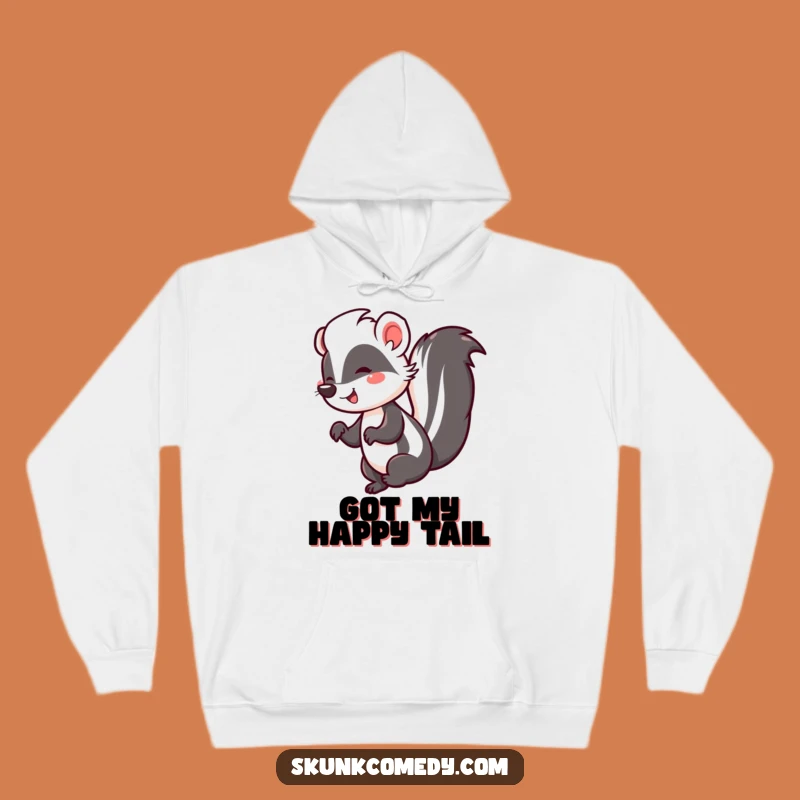 Funny Skunk Jig Hoodie: Cozy Dancer Sweatshirt, Whimsical Funny Gift
