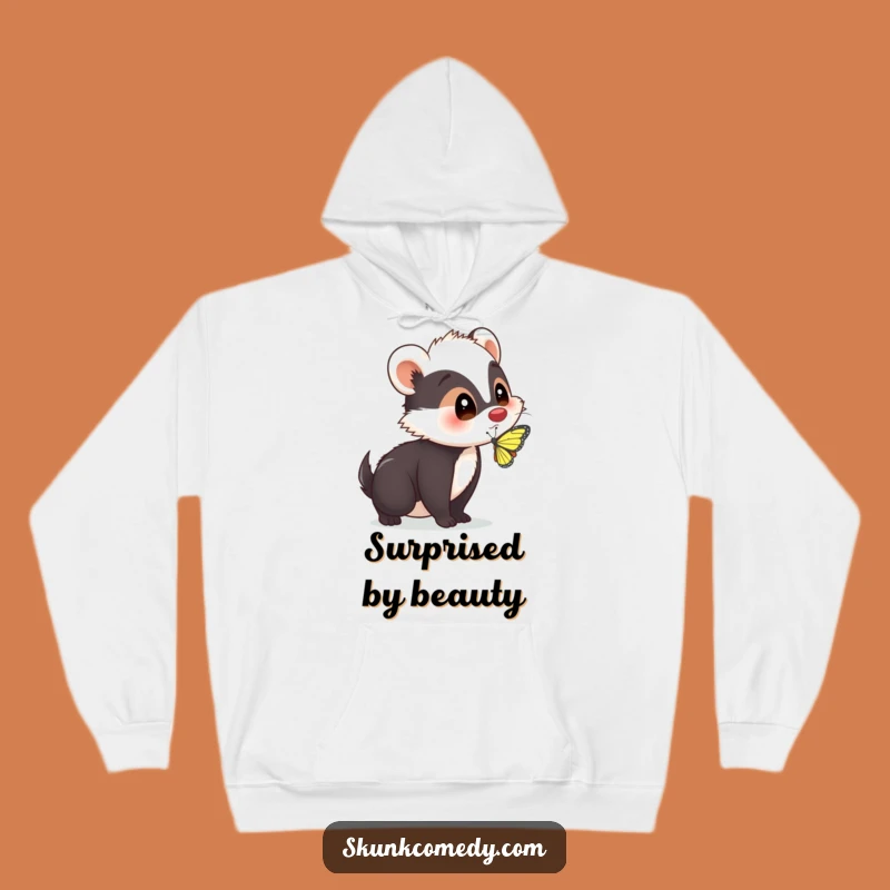 Cozy Funny Skunk Surprise Hoodie: Warmth Meets Wonderful Moments