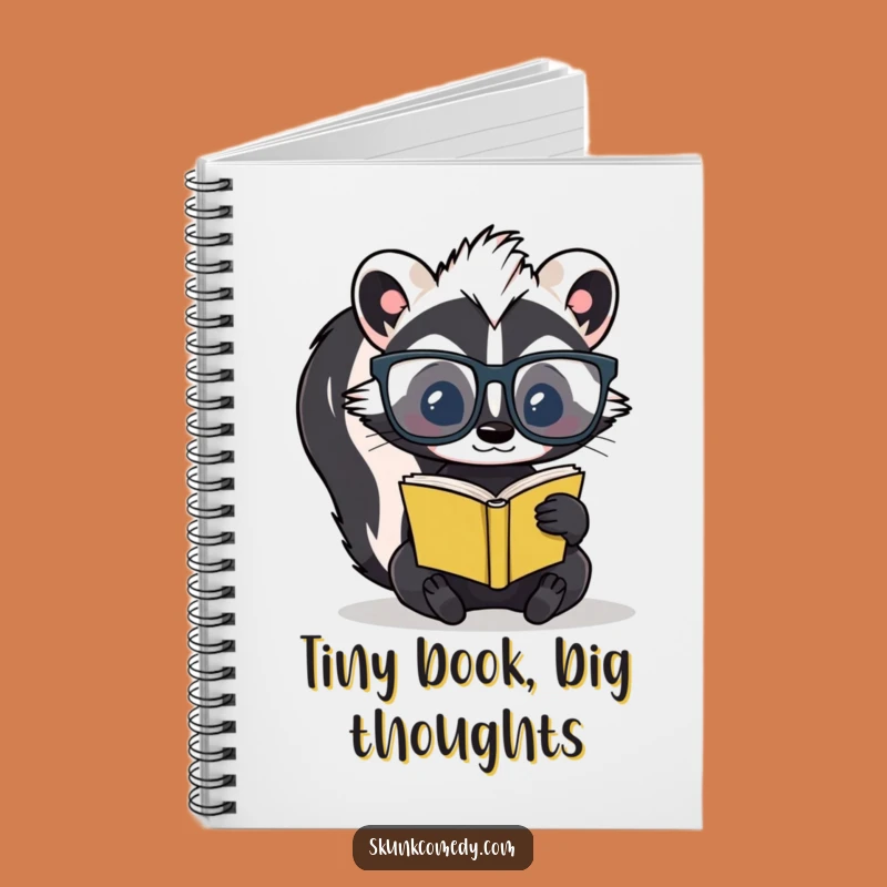 Funny Skunk Scholar Notebook: Record Your Brilliant Thoughts!