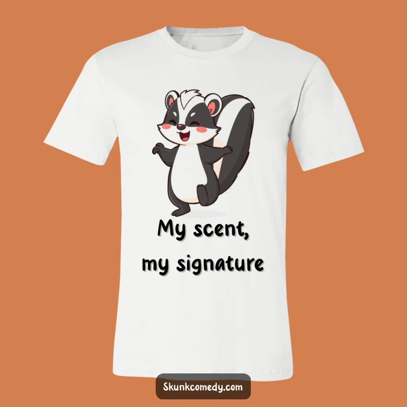 Funny Skunk Jig T-Shirt - Quirky & Humorous Animal Lover Gift