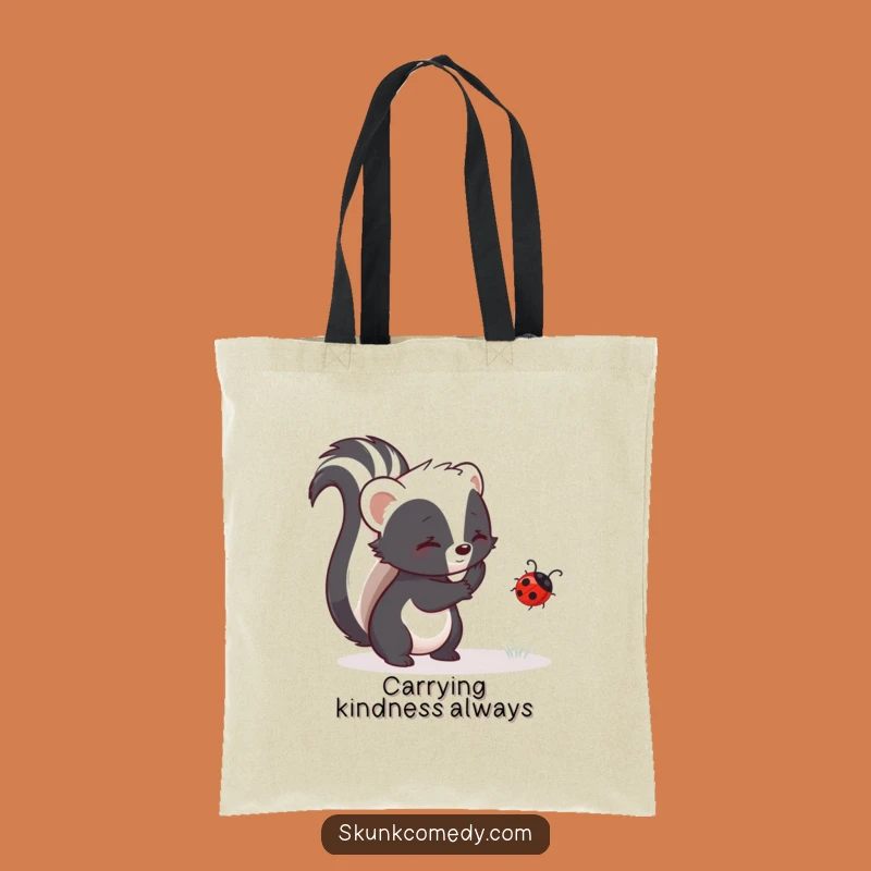 Funny Helpful Skunk Tote Bag: Carry Your Good Deeds, A Practical and Funny Gift!